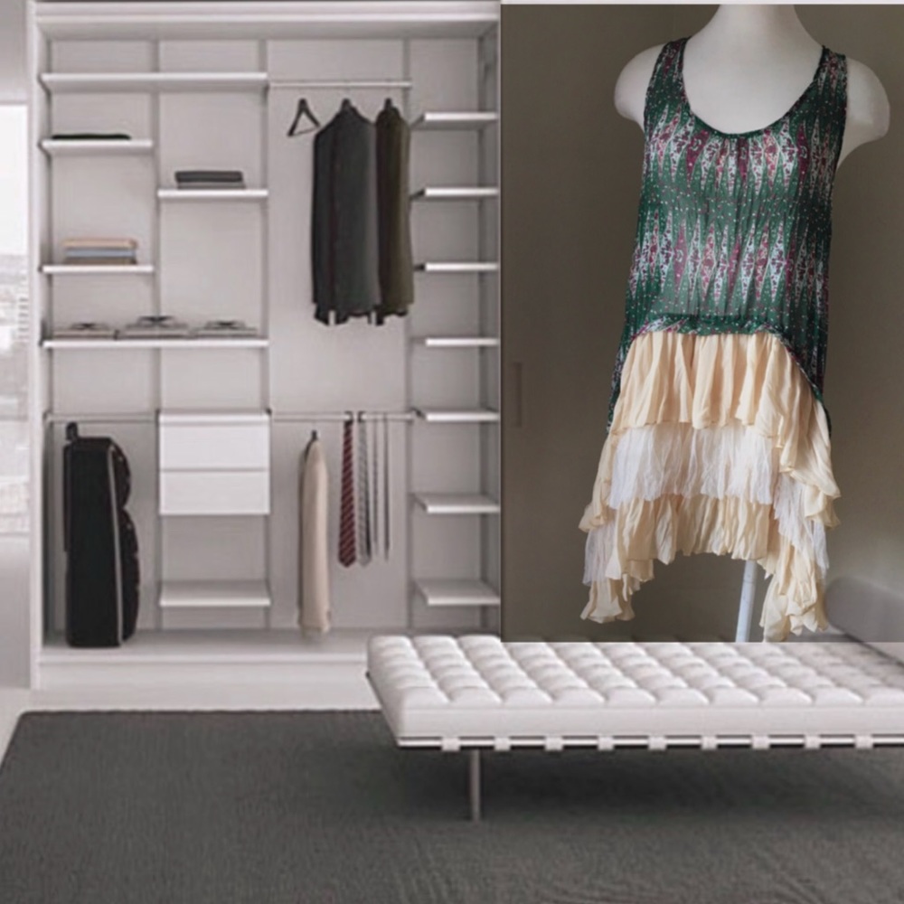 A’reve Green/ Cream New Dress Final Sale
